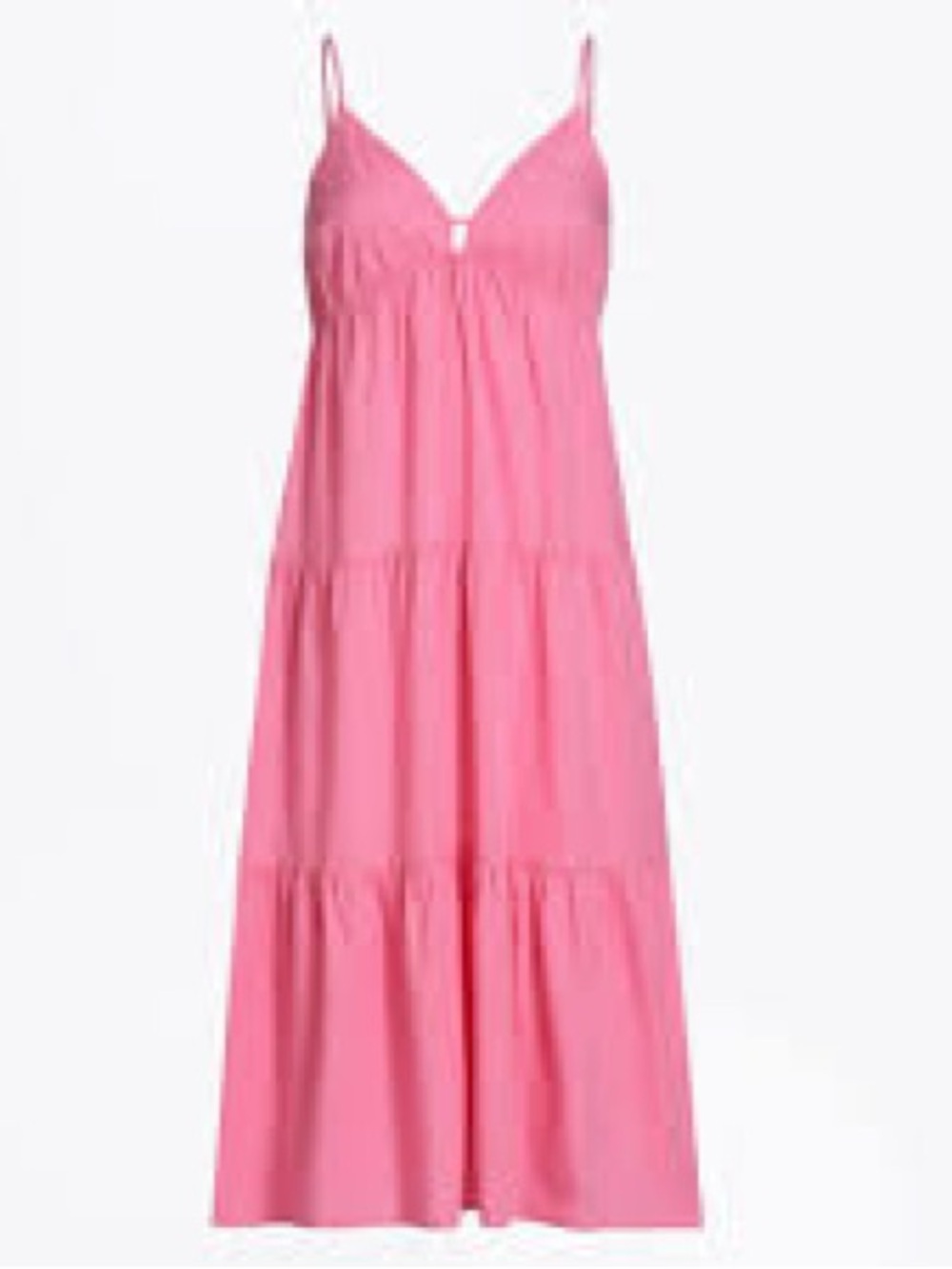 Rails Avril Pink Tiered Spaghetti Strap Maxi Dress